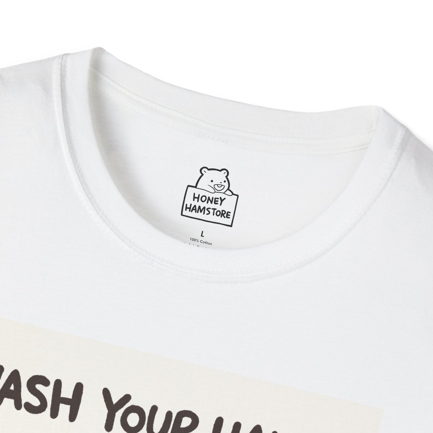 Raccoon Wash Your Hands Cute Funny T-Shirt Unisex Sarcastic Humor Shirt Cute Gift Quote Women Men Graphic Tee Color