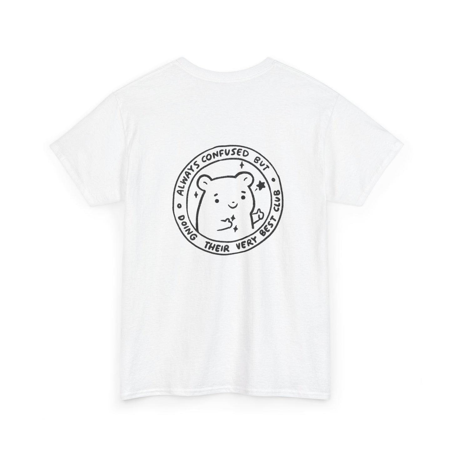 Confused Club Hamster Funny T-Shirt Unisex Sarcastic Humor Shirt Cute Gift Quote Women Men Graphic Tee Positive Rejection Color For Her