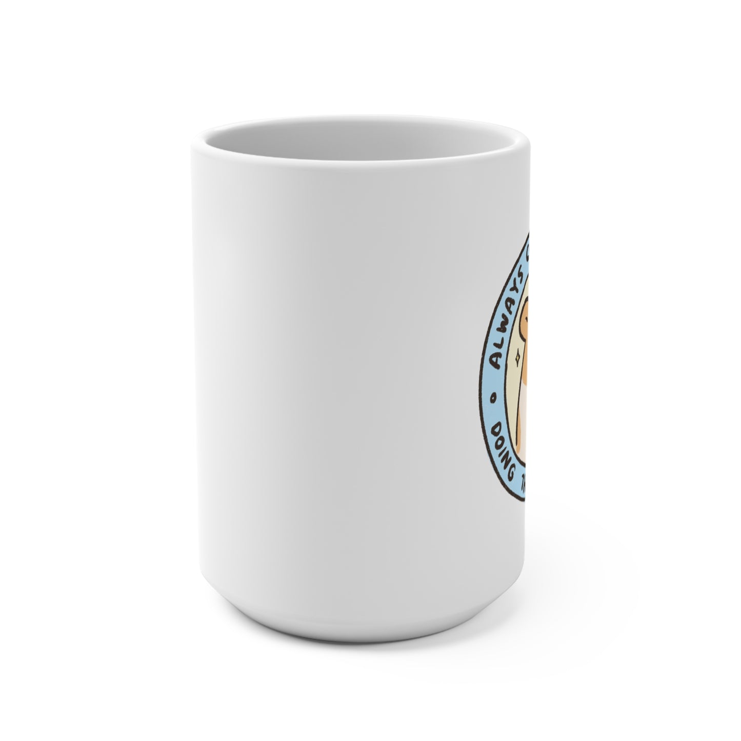 Hamster Confused Club Mug 15oz Ceramic with Sublimation Print for Gifts Office School Work for Boss Employee Teacher Tea and Coffee Lovers