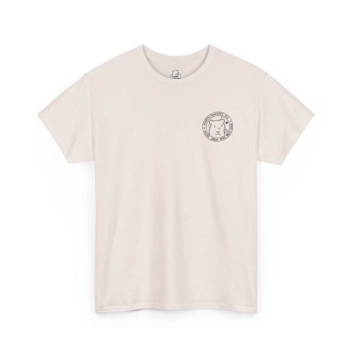 Confused Club Hamster Funny T-Shirt Unisex Sarcastic Humor Shirt Cute Gift Quote Women Men Graphic Tee Positive Rejection Color For Her