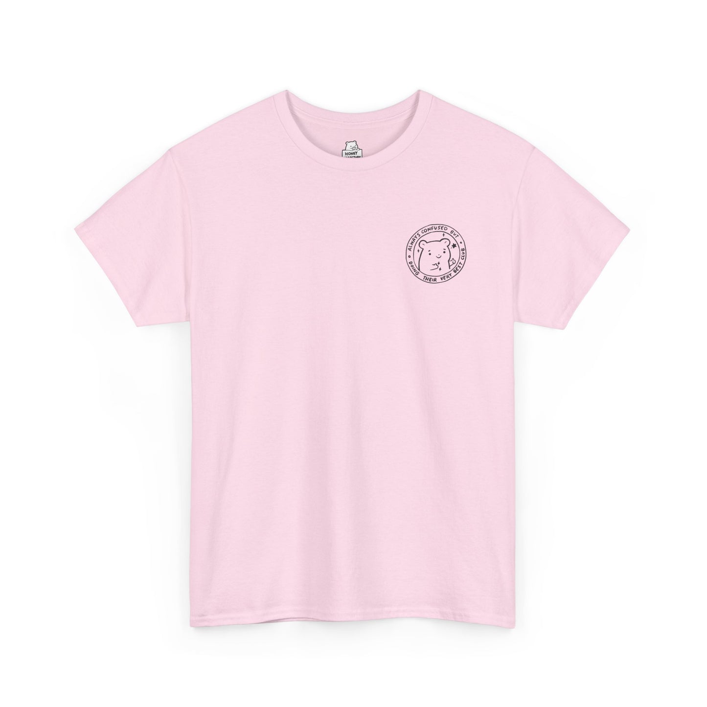 Confused Club Hamster Funny T-Shirt Unisex Sarcastic Humor Shirt Cute Gift Quote Women Men Graphic Tee Positive Rejection Color For Her