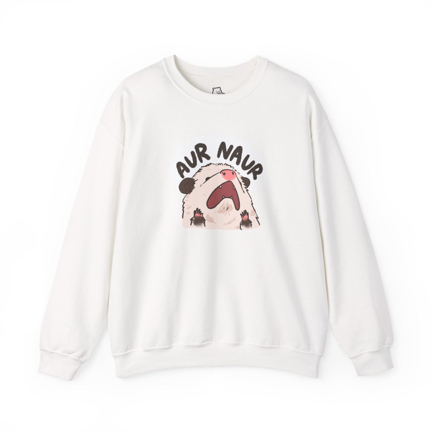 Opossum Aur Naur Funny Sweater Unisex Sarcastic Humor Sweatshirt Cute Gift Quote Women Men Graphic Positive Rejection Color For Her
