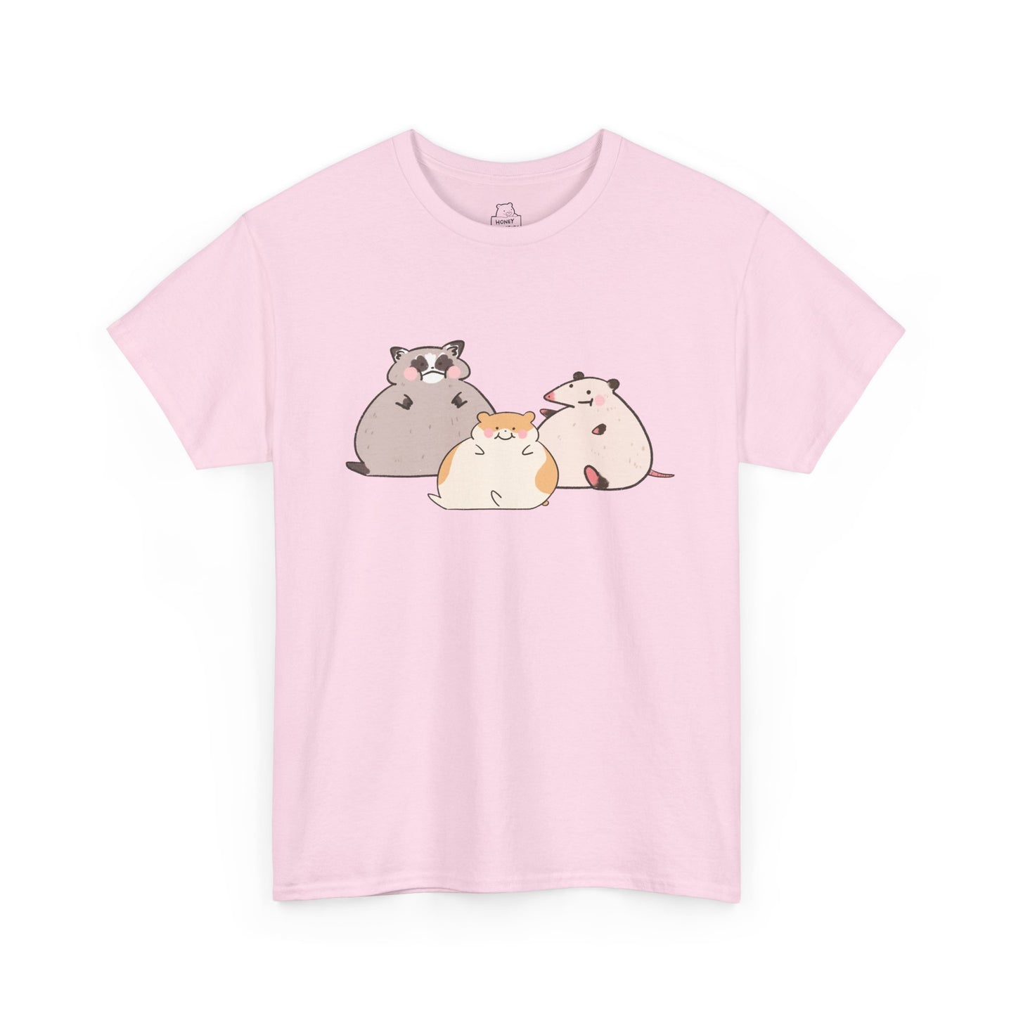 Big Raccoon Possum Hamster Cute Funny T-Shirt Unisex Sarcastic Humor Shirt Cute Gift Quote Women Men Graphic Tee Positive Color For Her