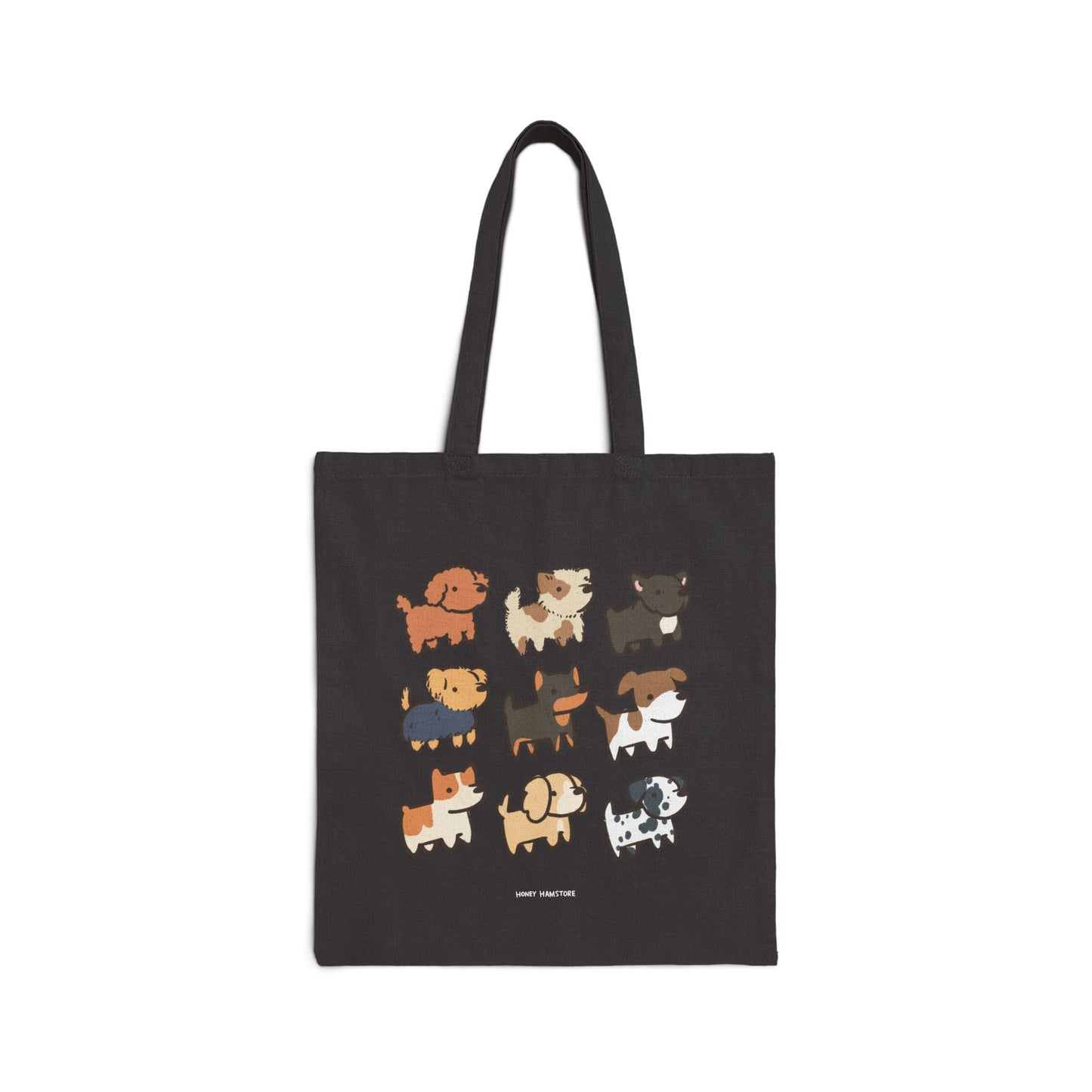 Cute & Kawaii Dog Puppy Tote Bag | Canvas Tote Bag | Farmer's Market Bag | Reusable Bag | Dog Lover Gift | Gifts Under 20 | Grocery Bag
