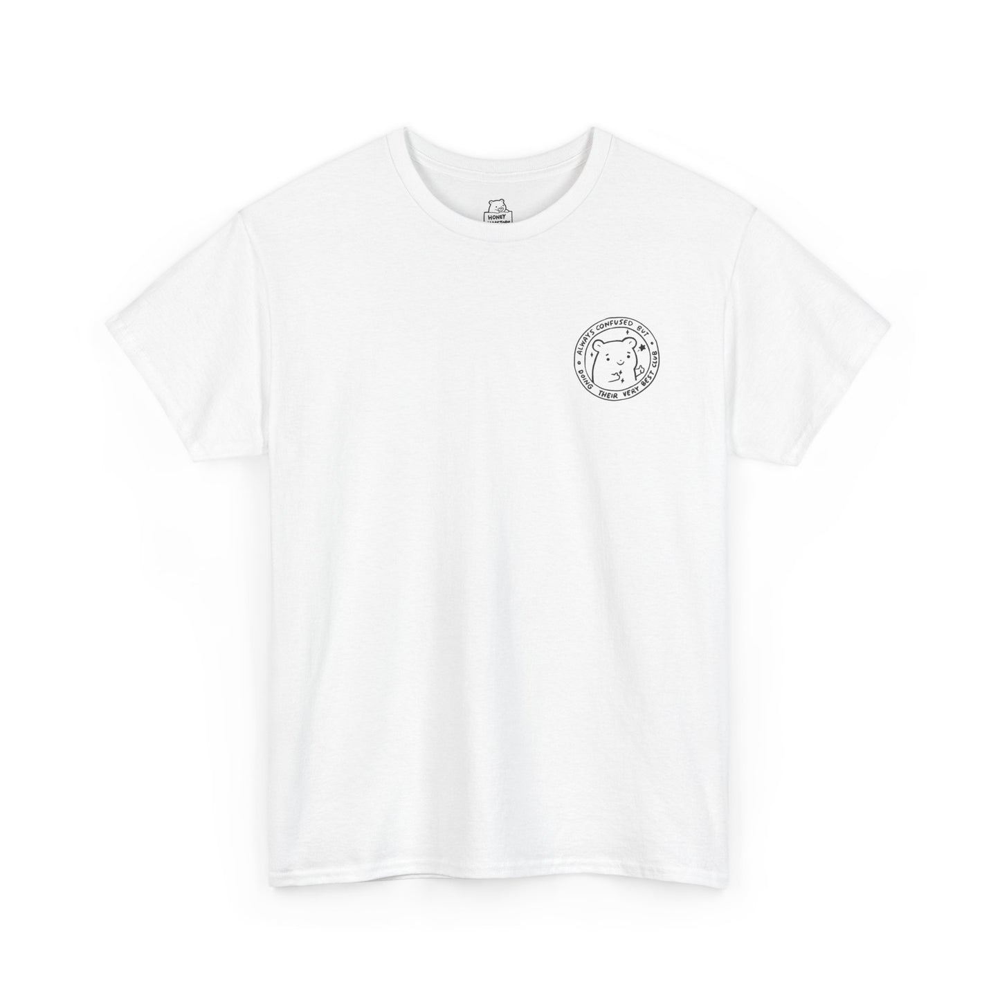 Confused Club Hamster Funny T-Shirt Unisex Sarcastic Humor Shirt Cute Gift Quote Women Men Graphic Tee Positive Rejection Color For Her