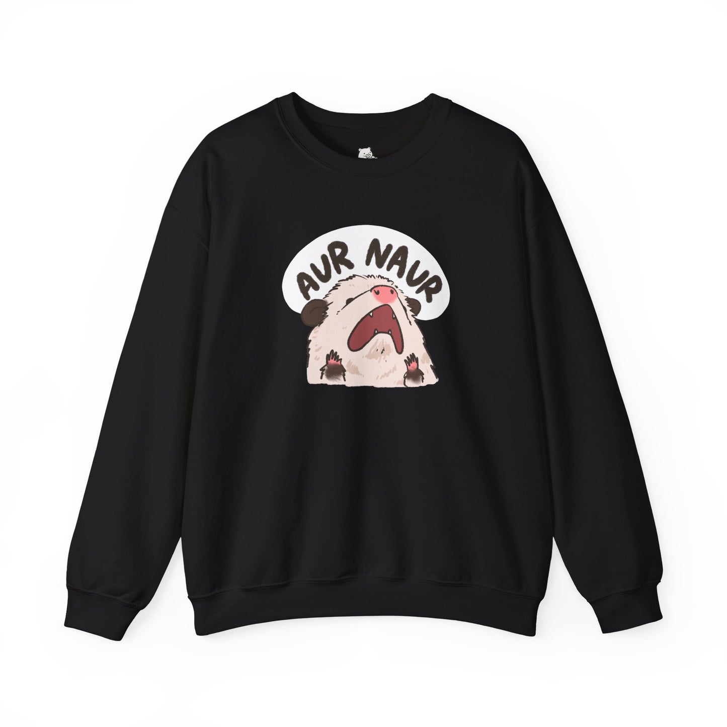 Opossum Aur Naur Funny Sweater Unisex Sarcastic Humor Sweatshirt Cute Gift Quote Women Men Graphic Positive Rejection Color For Her