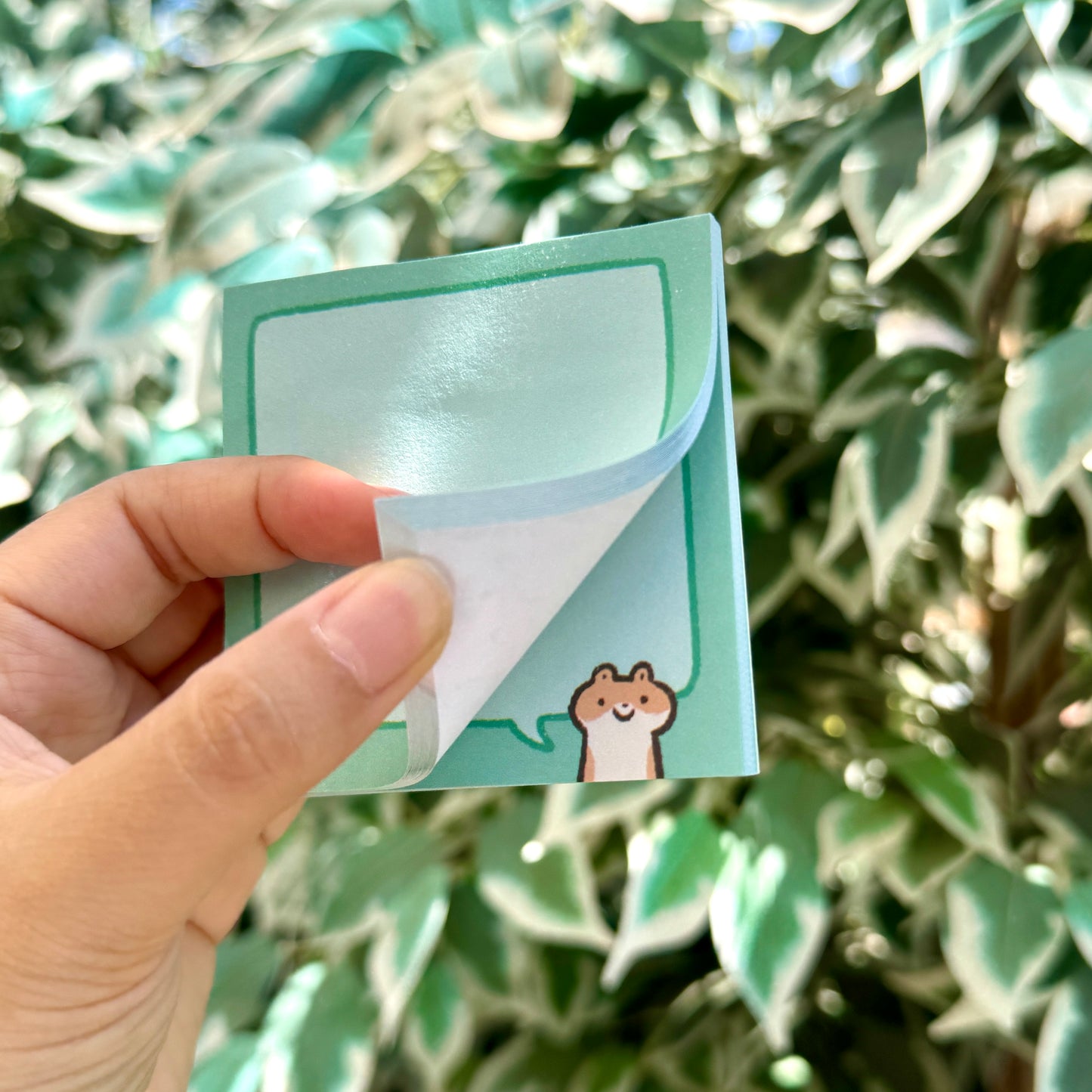 Hamster Text Chat Bubble | Funny Cute Sticky Note | Gifts Under 10 | Novelty Stationary Present | For Office School for Children and Adult