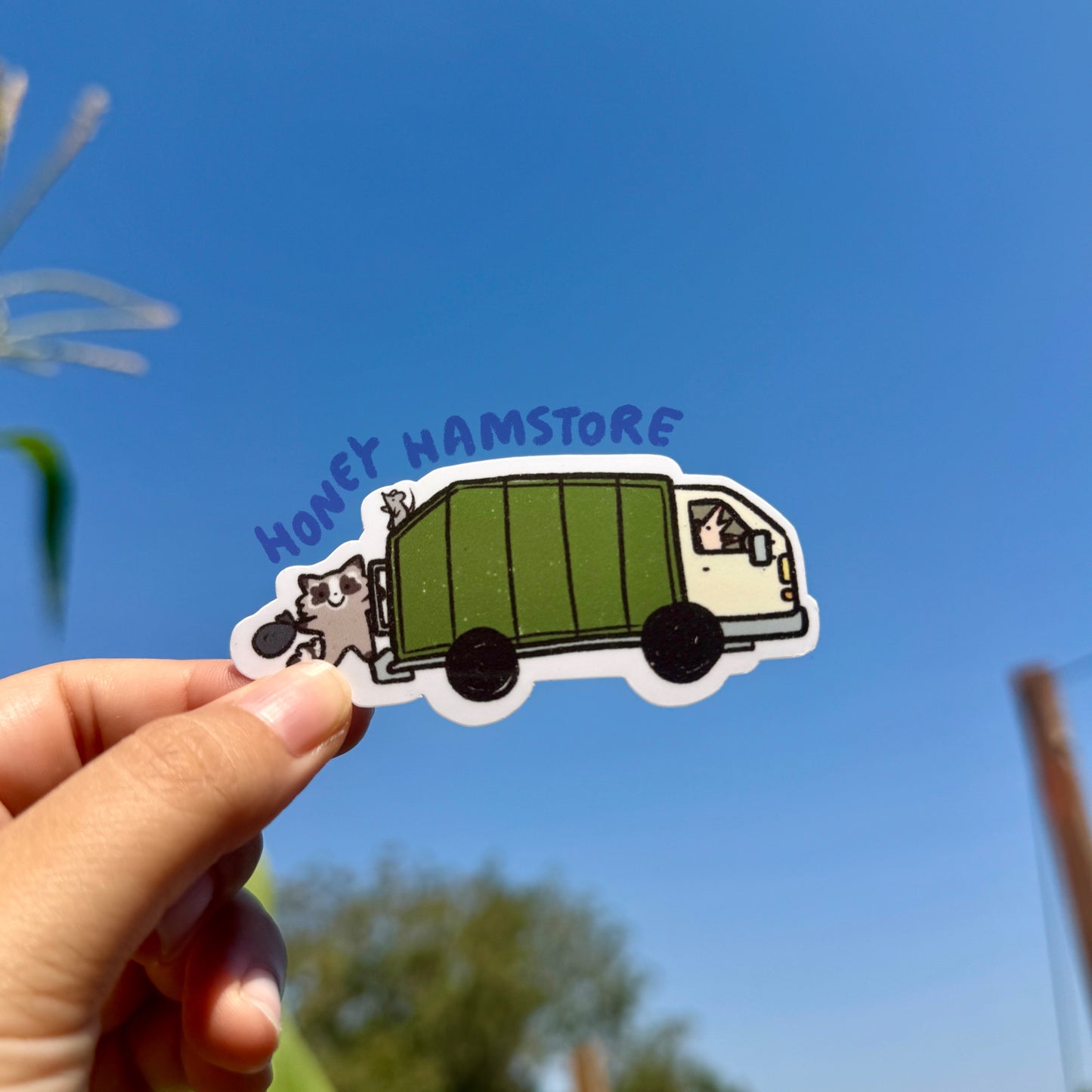Trash Truck Helpers | Funny Sticker | Gifts under 10 | Water Resistant Sticker | Laptop Water Bottle Phone Case Decal For Her Him