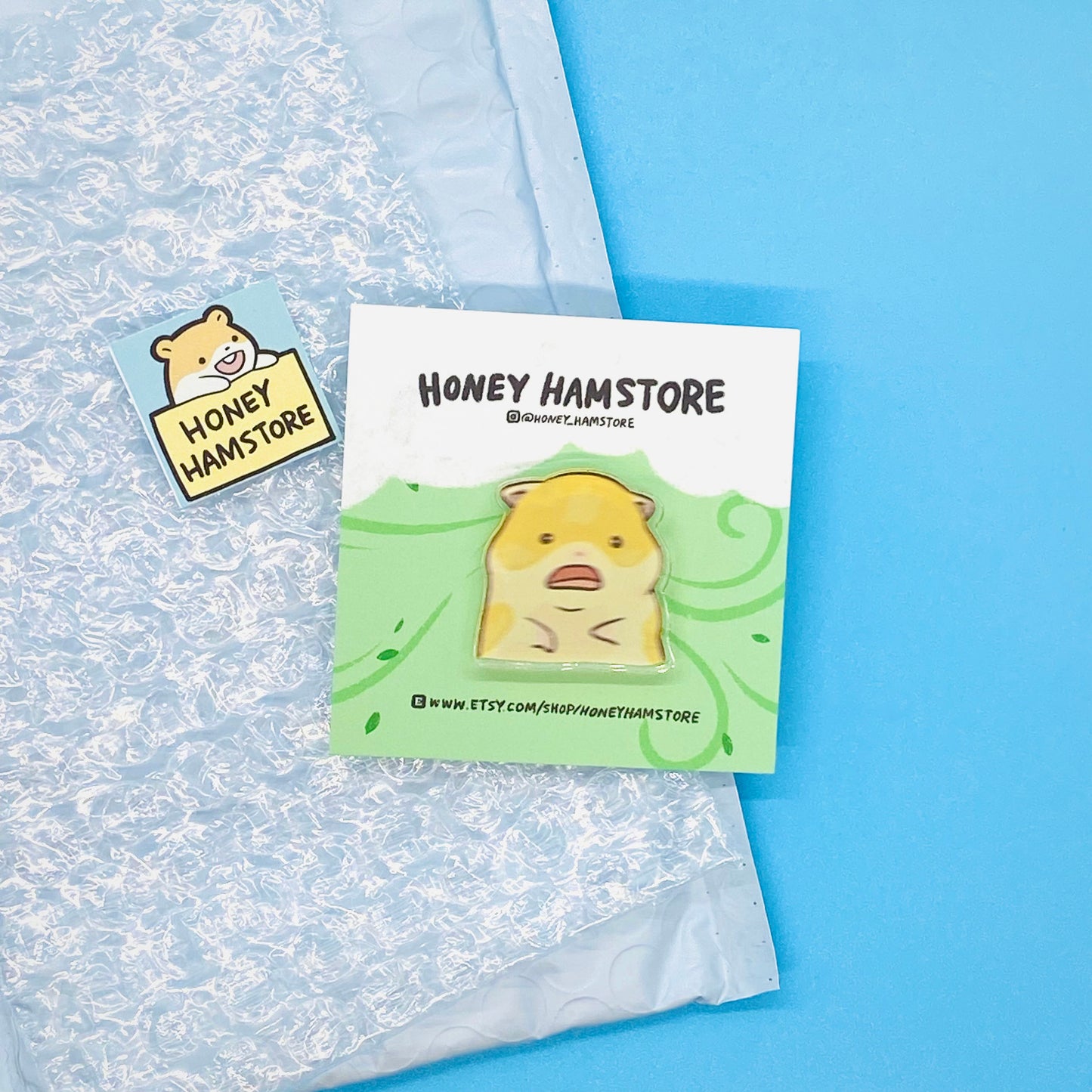 Trash Gang | Acrylic Pin | Cute Funny Design | Gifts Under 10 | Adorable Kawaii Pins Novelty Pin For Her Him Backpack Jacket Bag Raccoon Pin