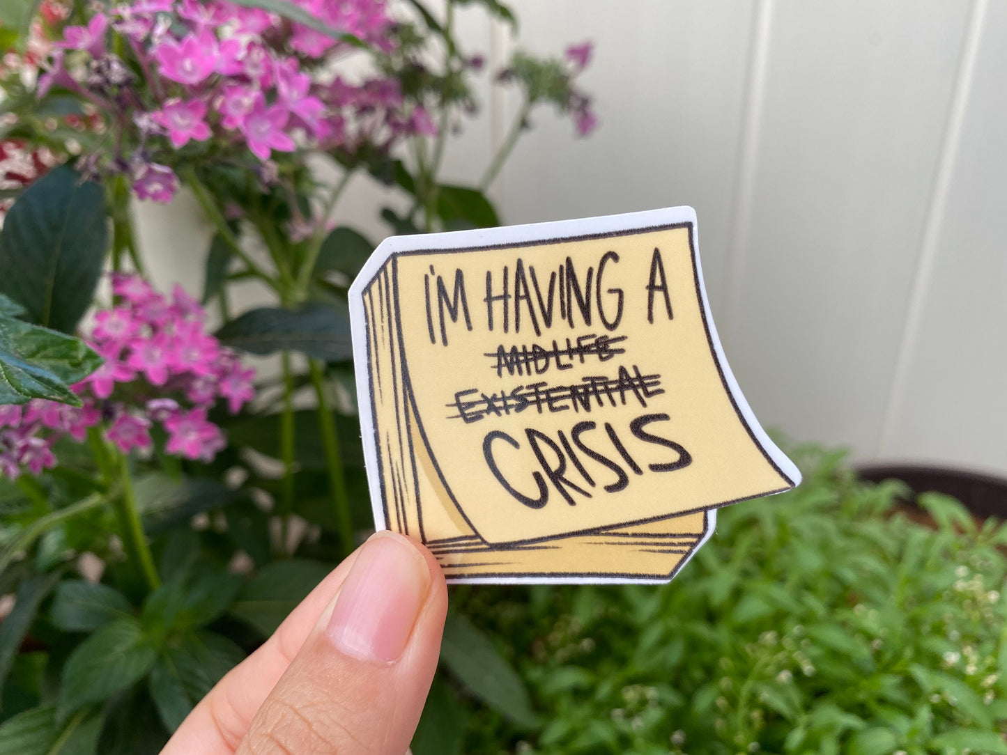 Funny Meme Sticker Laptop Decal Trash I am Hot Garbage Meme Crisis Meme Sticker