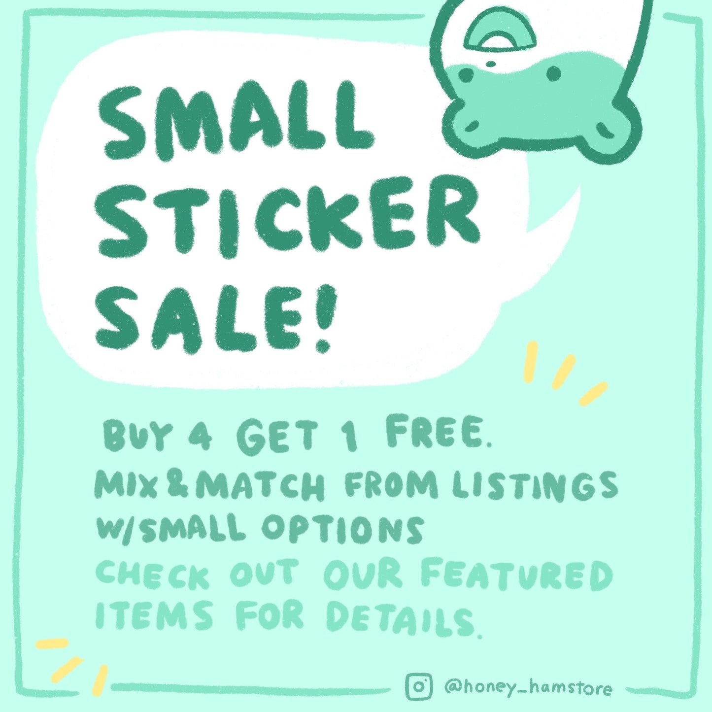 What Makes You Happy? Hamster Icecream Sticker | Funny Cute Laptop | Gifts | Water Resistant | Water Bottle | Vinyl Durable Hand-drawn