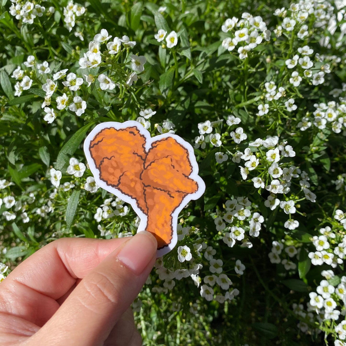 Labradoodle or Fried Chicken Set | Funny Sticker | Gifts under 10 | Water Resistant Sticker | Water Bottle | Joke | Laptop | Cute Sticker