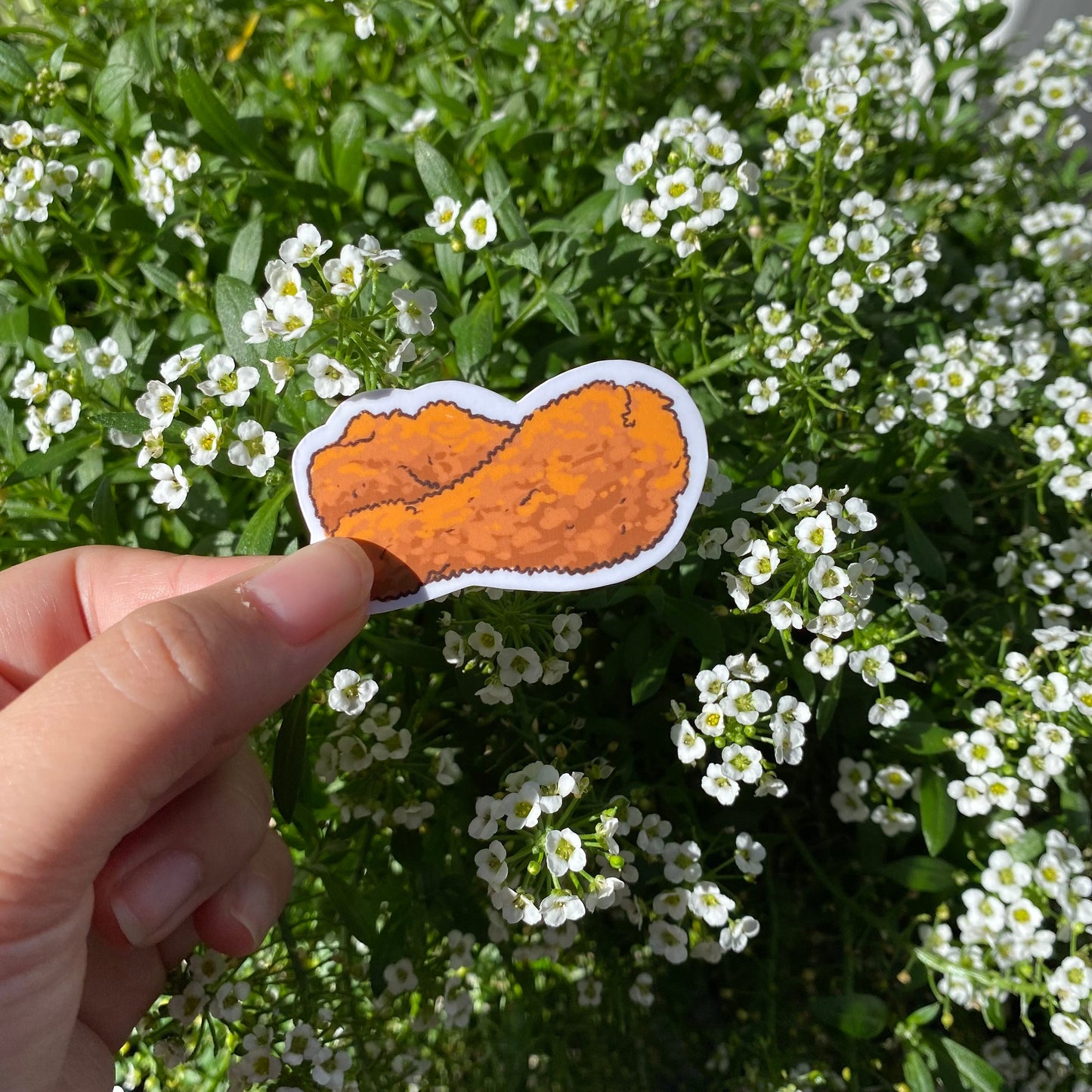 Labradoodle or Fried Chicken Set | Funny Sticker | Gifts under 10 | Water Resistant Sticker | Water Bottle | Joke | Laptop | Cute Sticker