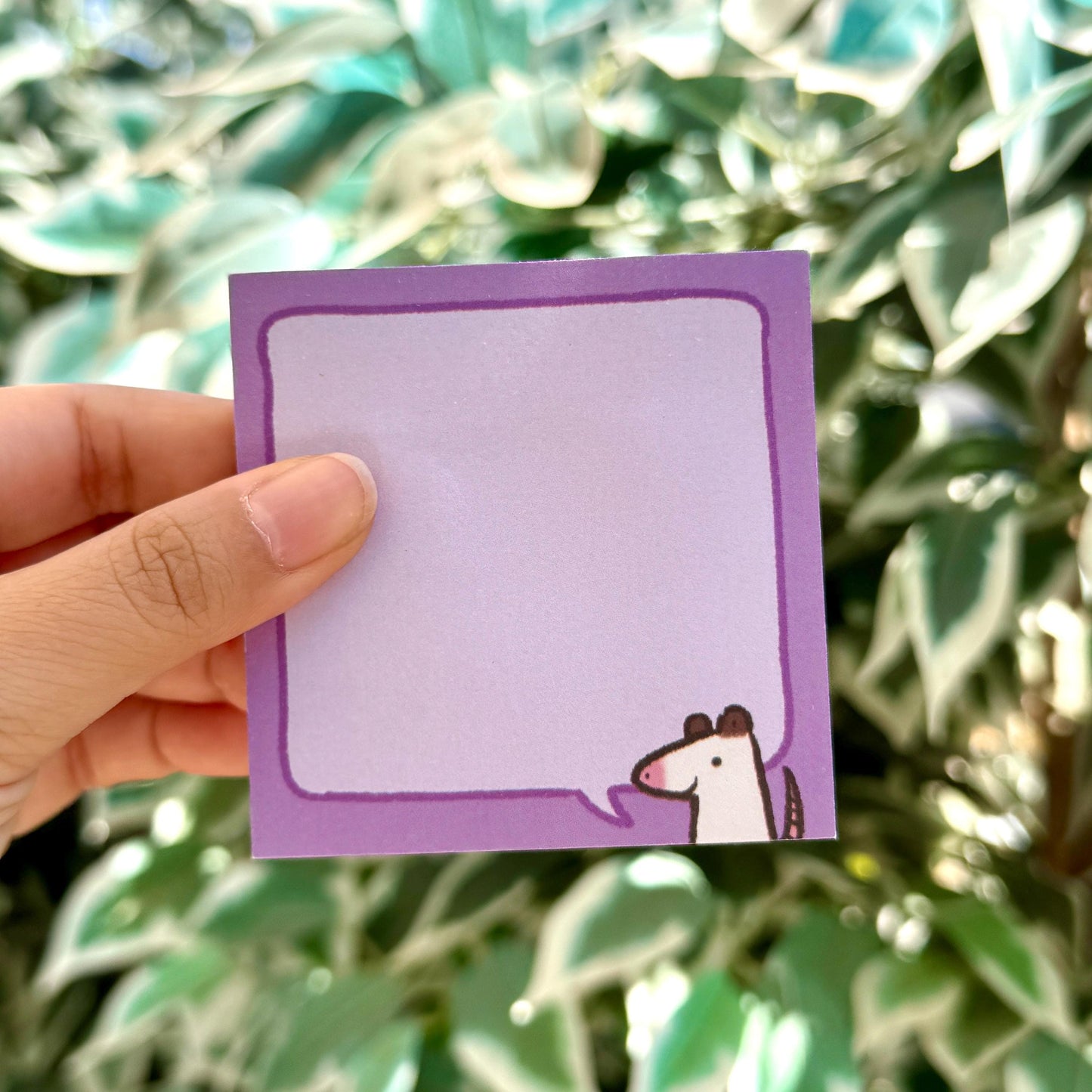 Possum Text Chat Bubble | Funny Cute Sticky Note | Gifts Under 10 | Novelty Stationary Present | For Office School for Children and Adult