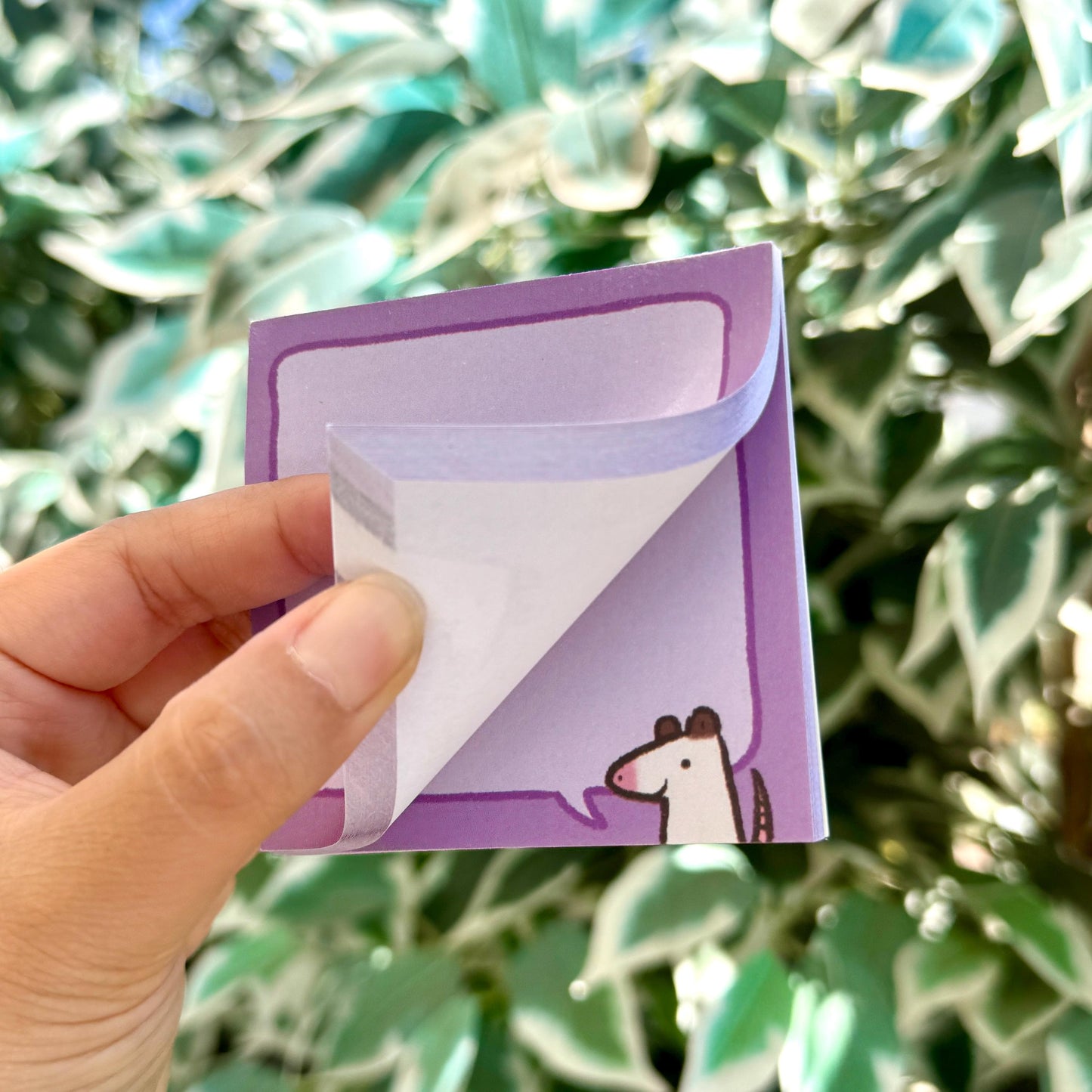 Possum Text Chat Bubble | Funny Cute Sticky Note | Gifts Under 10 | Novelty Stationary Present | For Office School for Children and Adult