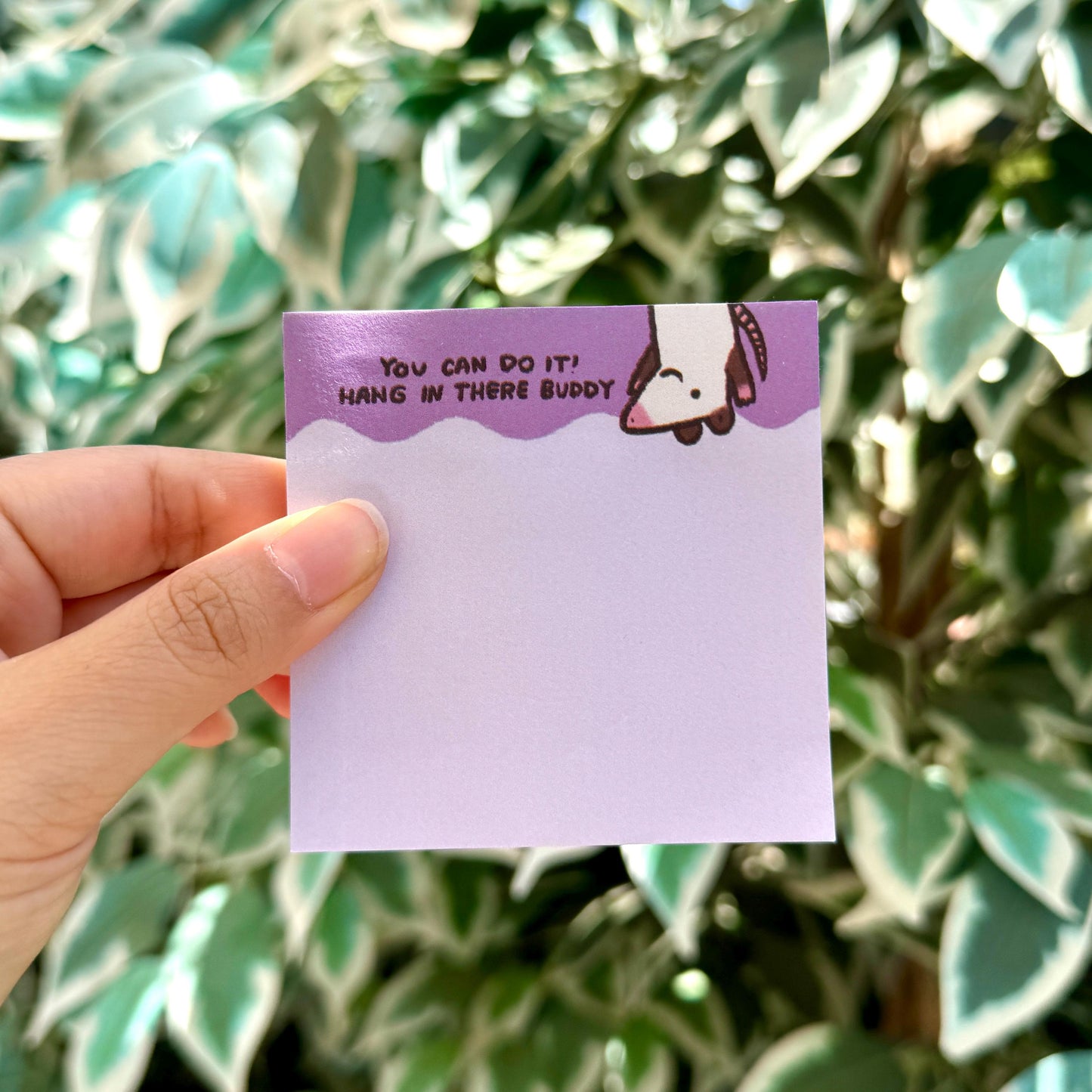 Possum You Can Do It! Hang In There Buddy | Funny Cute Sticky Note | Gifts Under 10 | Novelty Stationary Present | For Office School