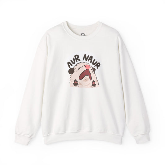 Opossum Aur Naur Funny Sweater Unisex Sarcastic Humor Sweatshirt Cute Gift Quote Women Men Graphic Positive Rejection Color For Her