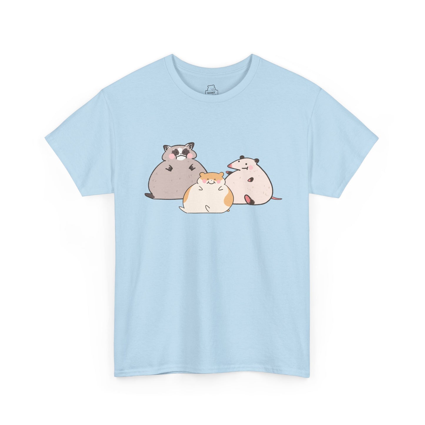 Big Raccoon Possum Hamster Cute Funny T-Shirt Unisex Sarcastic Humor Shirt Cute Gift Quote Women Men Graphic Tee Positive Color For Her