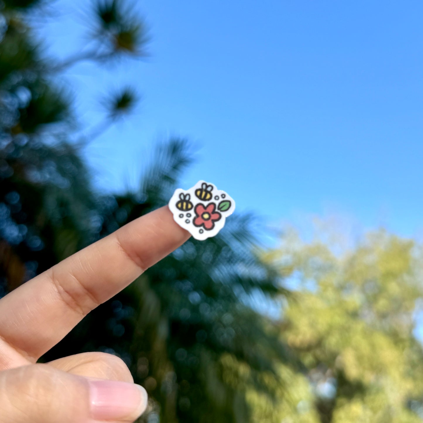 Honey Hamstore Friends Hamster Possum Raccoon Flower Shop Floral Pretty Cute Sticker Sheet Page with 20 Pieces