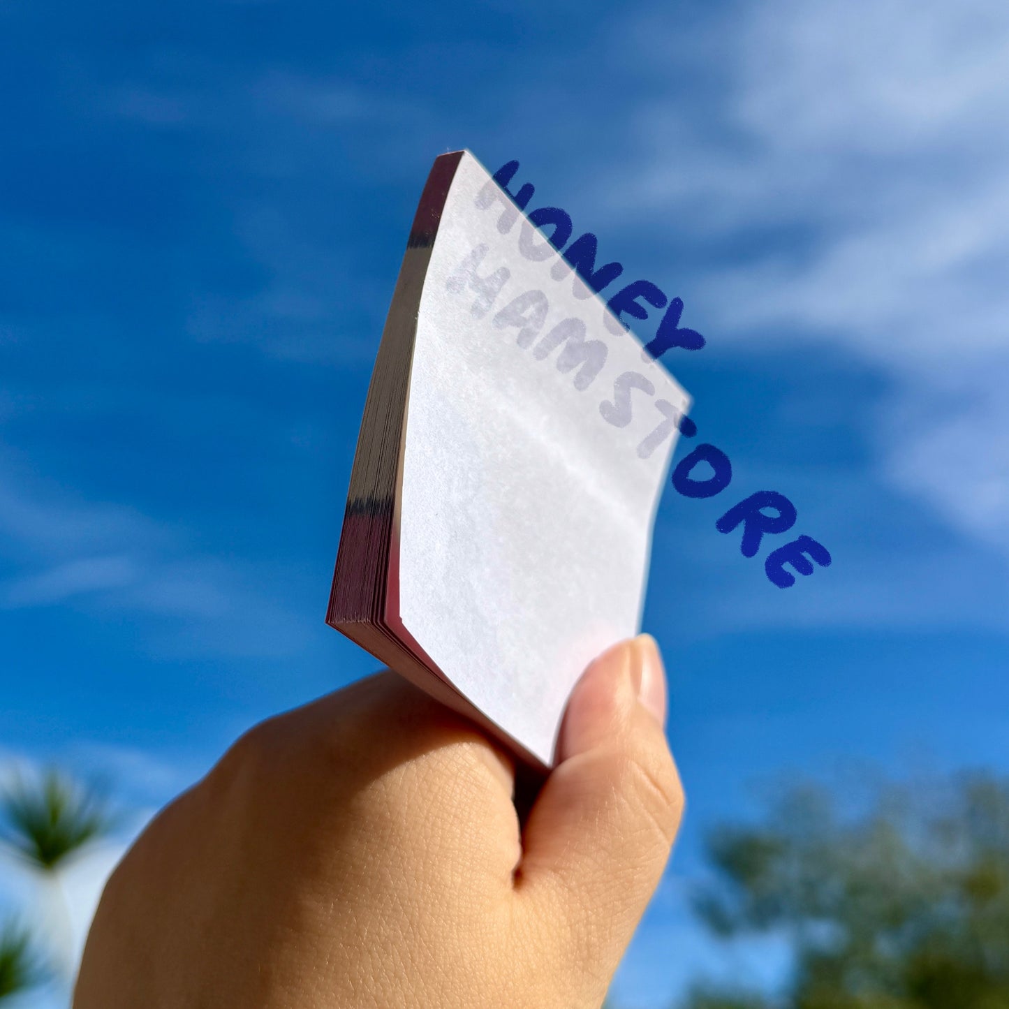 Howdy Friend Apple Worm | Funny Cute Sticky Note | Gifts Under 10 | Novelty Stationary Present | For Office School