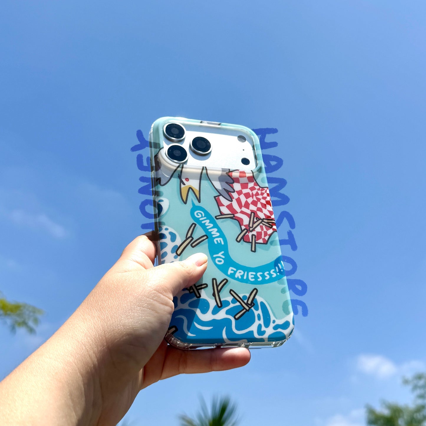 Seagull Gimme Yo Fries iPhone 17 Pro Max Phone Case TPU Protective Gift