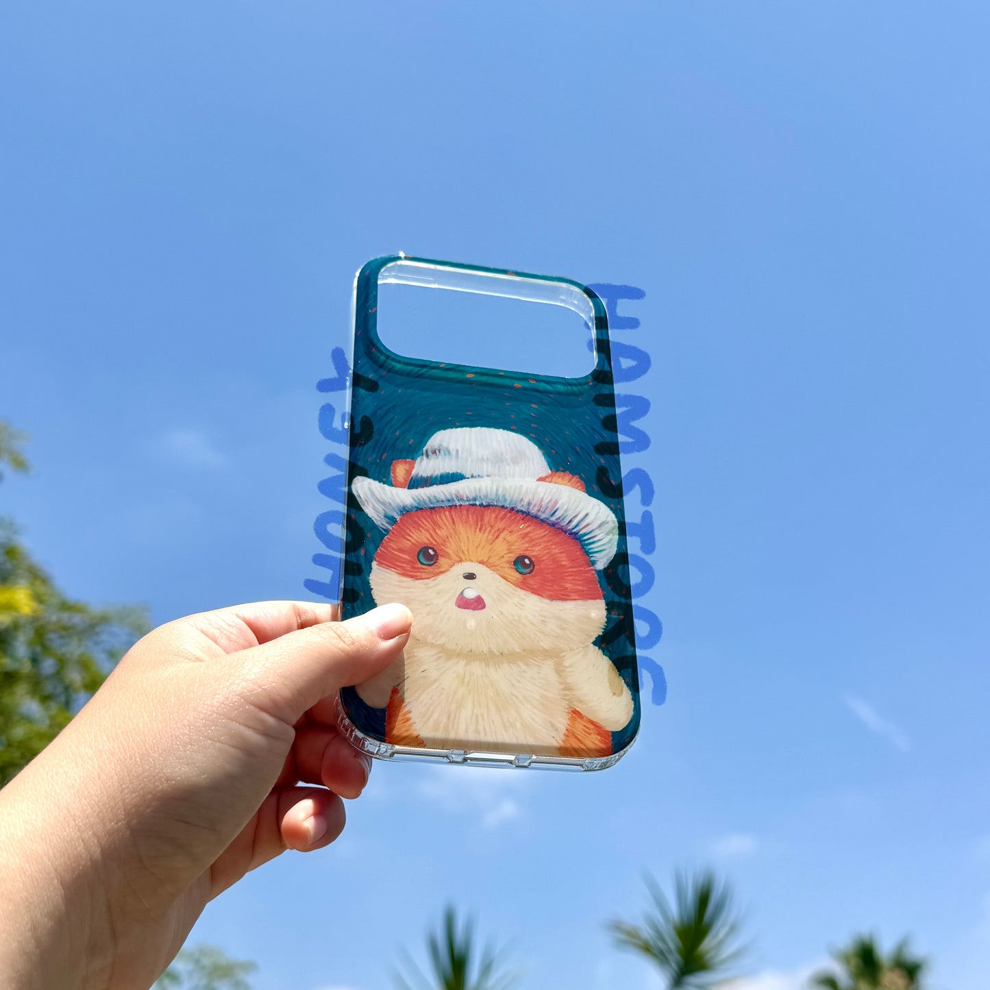 Hamster With Gray Felt Hat iPhone 17 Pro Max Phone Case TPU Protective Gift