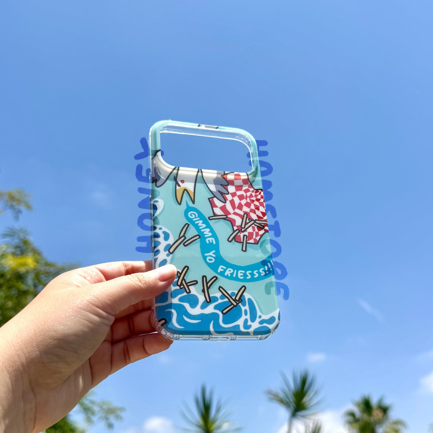 Seagull Gimme Yo Fries iPhone 17 Pro Max Phone Case TPU Protective Gift