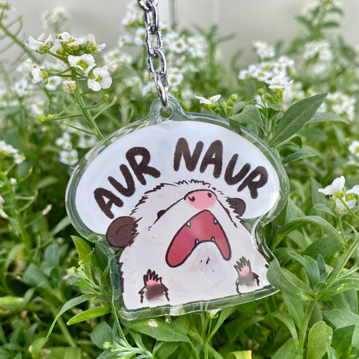 Possum Aur Naur Acrylic Keychain