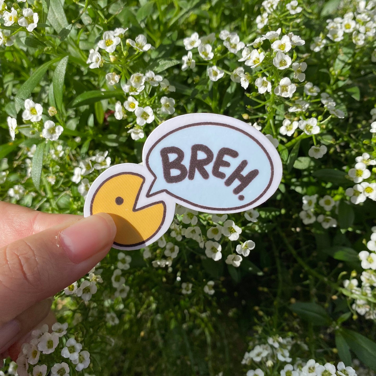 Breh Sticker | Funny Sticker | Gifts under 10 | Water Resistant Sticker | Water Bottle | Joke | Laptop | Emoji Breh Sticker