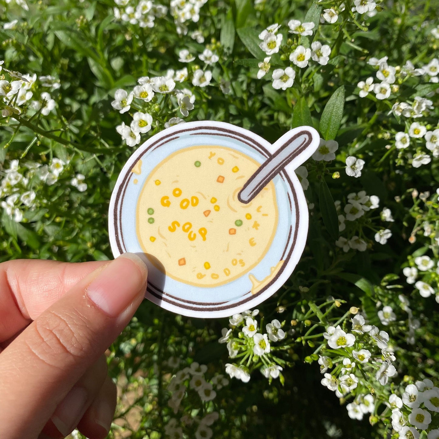 Good Soup Sticker | Funny Sticker | Gifts under 10 | Water Resistant Sticker | Water Bottle | Joke | Laptop