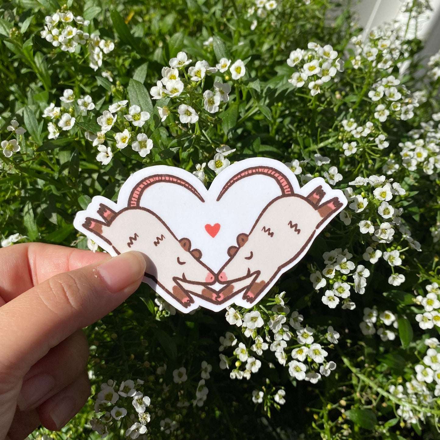 Animal Love Sticker | Funny Sticker | Gifts under 10 | Water Resistant Sticker | Water Bottle | Joke | Laptop | Valentine's Day Love Couple