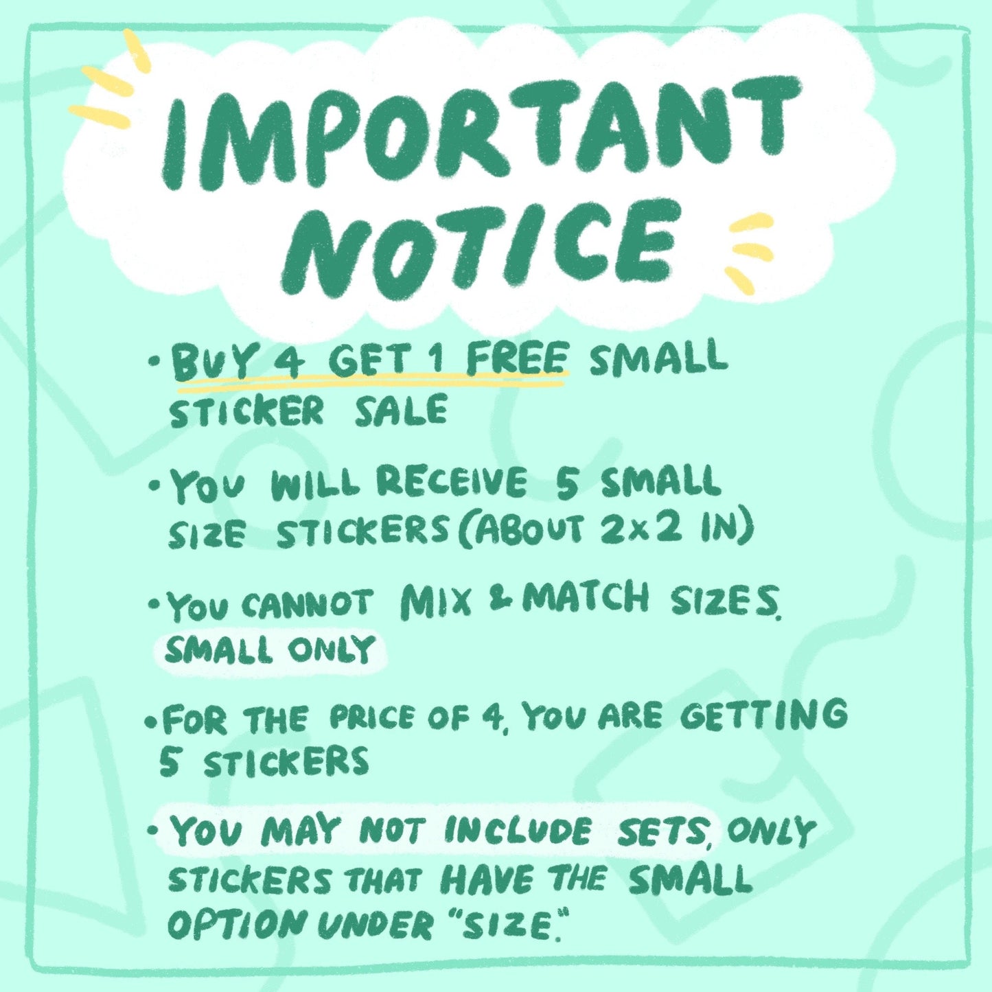 Buy 4 Get 1 Free | Small Stickers Sale | Promotion Set | Funny Cute Sticker | Gifts  | Water Resistant Decal | For Him For Her