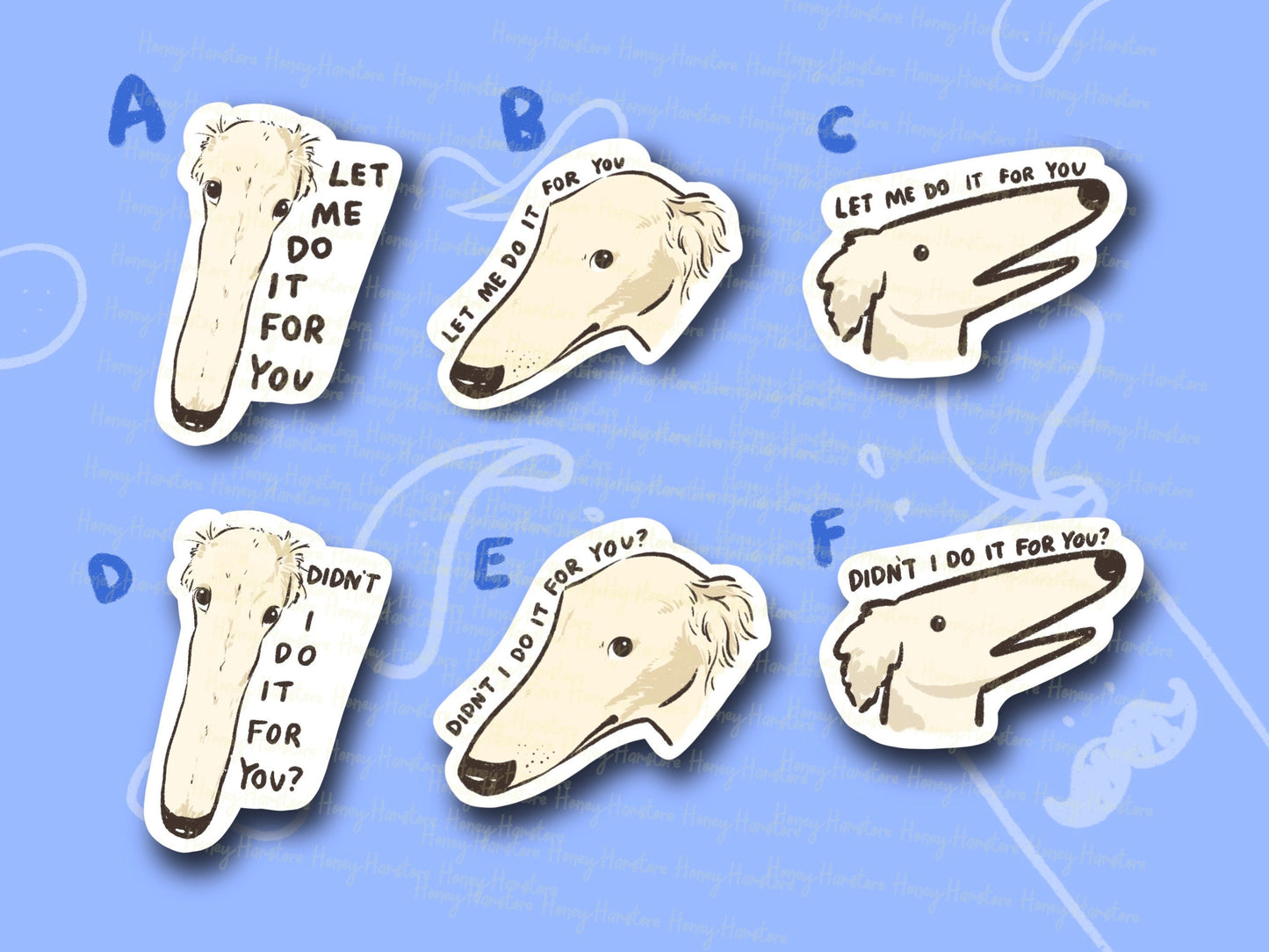 Let Me Do It For You Long Dog Meme | Funny Sticker | Gifts under 10 | Water Resistant Sticker | Water Bottle | Joke | Laptop | Cute